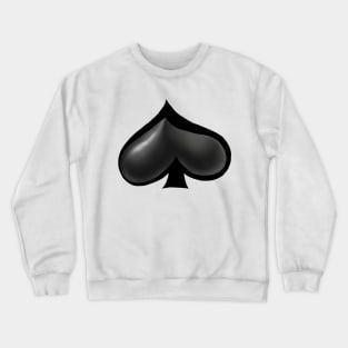 Alice in Wonderland Spades Playing Cards Suite Crewneck Sweatshirt